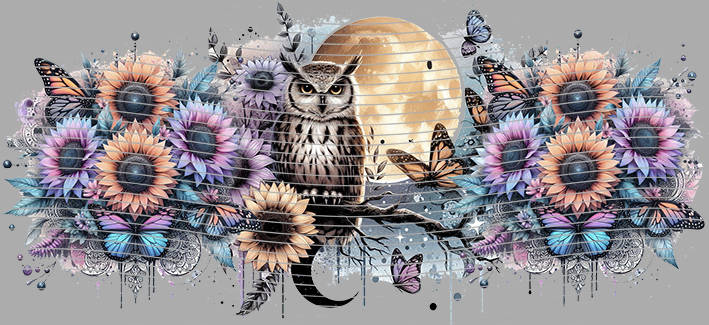 16oz Sunflower Girl-SU-63